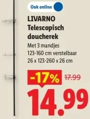 Aanbieding: Telescopisch doucherek