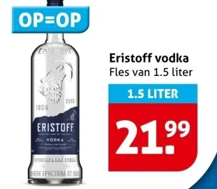 Aanbieding: Eristoff vodka
