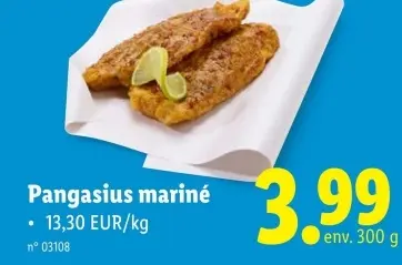 Offre: Pangasius mariné