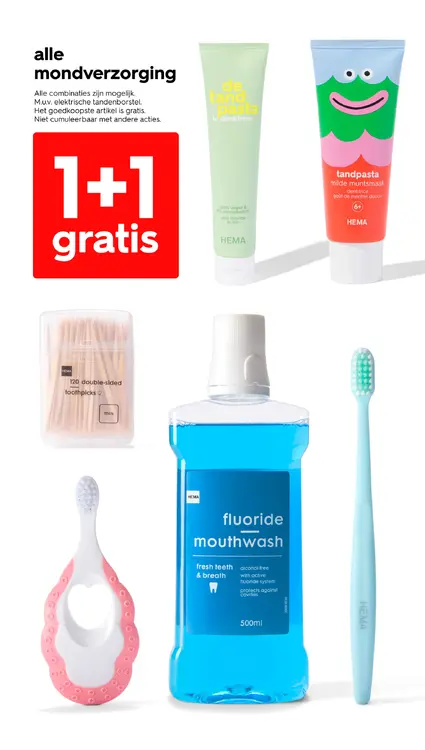 Promotie: alle mondverzorging