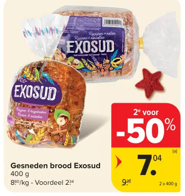 Promotie: Gesneden brood