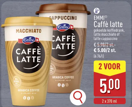 Promotie: Caffè latte