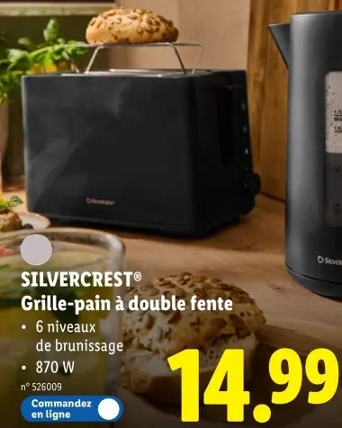 Offre: Grille-pain à double fente
