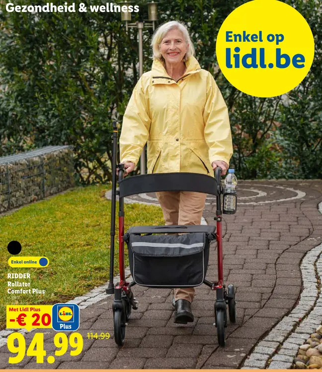 Promotie: Rollator Comfort Plus