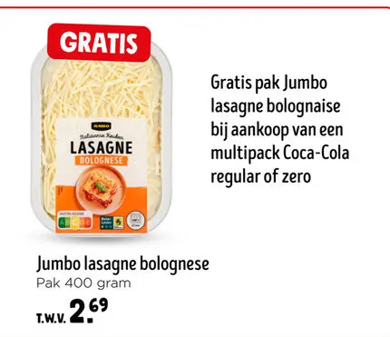 Promotie: Lasagne bolognese
