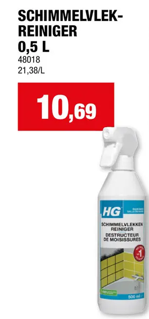 Aanbieding: HG schimmelvlekkenreiniger 0,5l