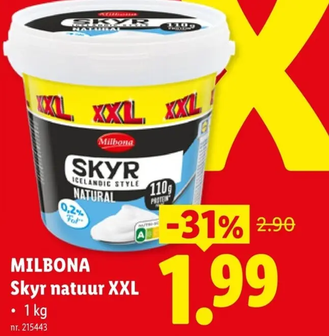 Promotie: Skyr natuur XXL