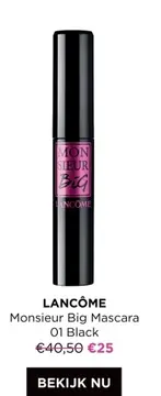 Aanbieding: Monsieur Big Mascara