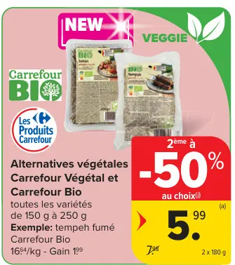 Offre: Alternatives végétales