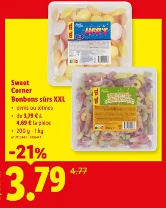 Offre: Bonbons sûrs XXL