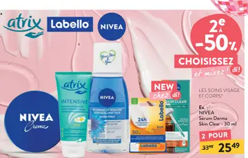 Offre: NIVEA Sérum Derma Skin Clear