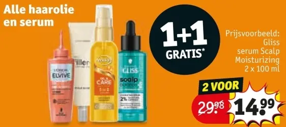Aanbieding: Haarolie en serum