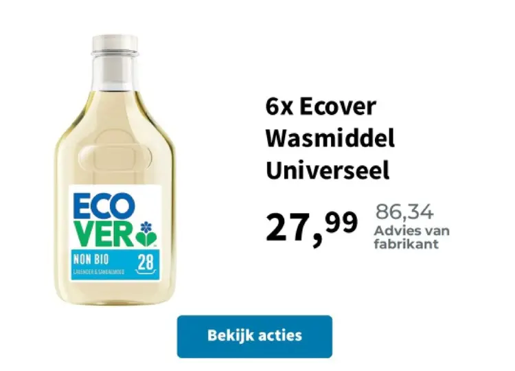 Promotie: Ecover Wasmiddel Universeel