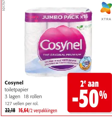 Promotie: Toiletpapier