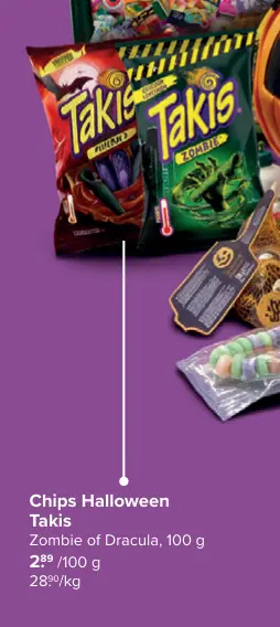 Promotie: Chips Halloween Takis