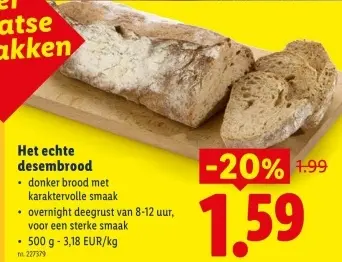 Promotie: Het echte desembrood