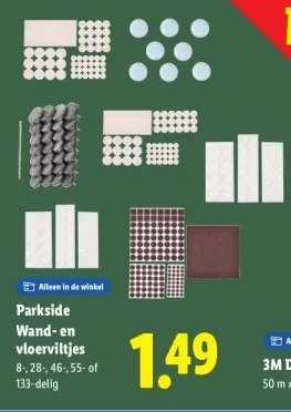 Aanbieding: Parkside Wand- en vloerviltjes