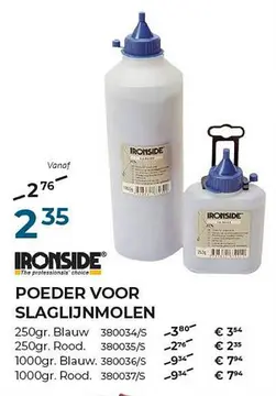 Aanbieding: POEDER VOOR SLAGLIJNMOLEN