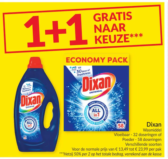 Promotie: Wasmiddel