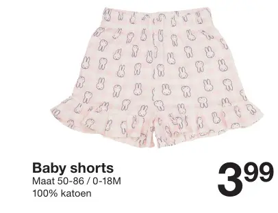 Aanbieding: Baby shorts