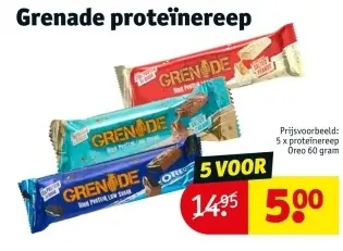 Aanbieding: Grenade proteïnereep