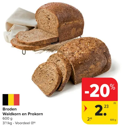 Promotie: Broden Waldkorn en Prokorn