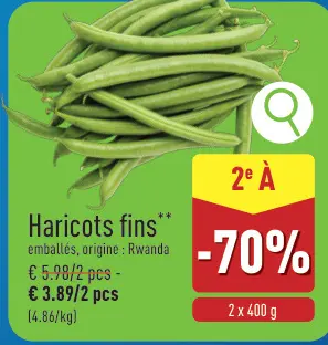 Offre: Haricots fins