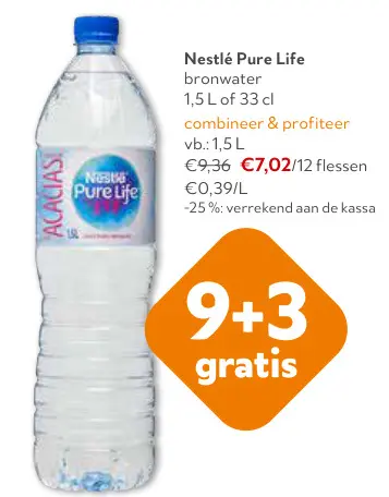 Promotie: Nestlé Pure Life