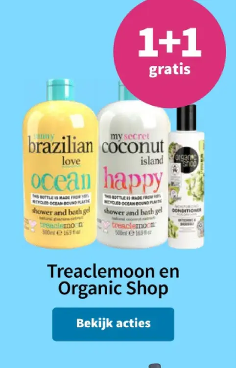 Aanbieding: Treaclemoon en Organic Shop