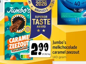 Promotie: Melkchocolade caramel zeezout