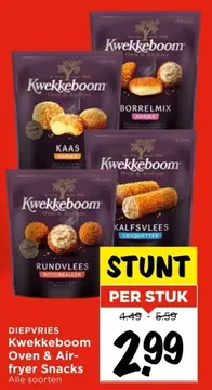 Aanbieding: Kwekkeboom Oven & Airfryer Snacks