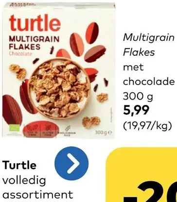 Promotie: Multigrain flakes met chocolade
