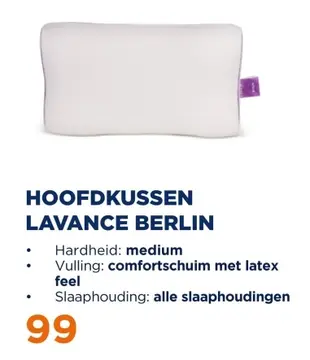 Aanbieding: Hoofdkussen LAVANCE berlin