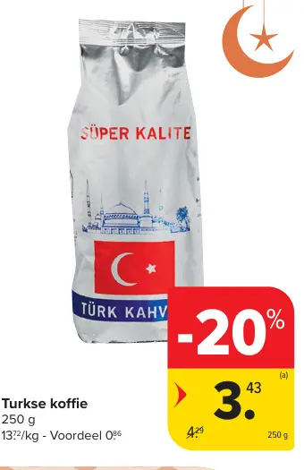 Promotie: Turkse koffie