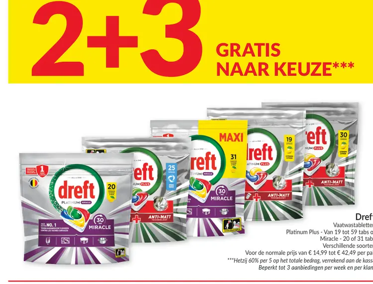 Promotie: Vaatwastabletten