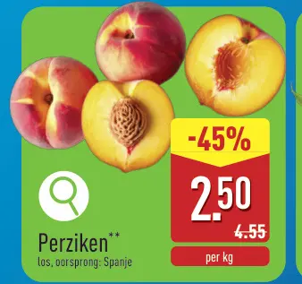 Promotie: Perziken