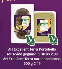 Aanbieding: Portobello sous-vide gegaard of Aardappelpuree