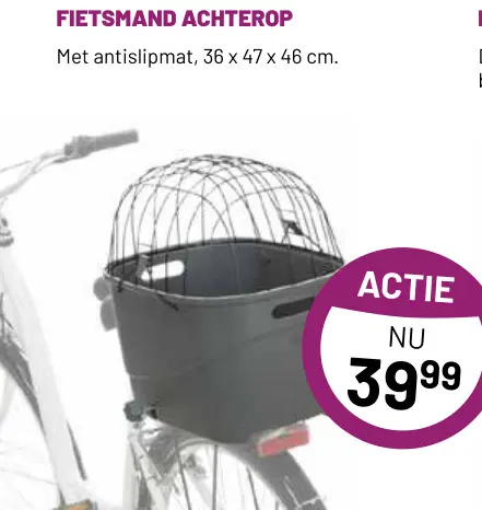 Aanbieding: Fietsmand achterop