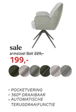 Aanbieding: armstoel Bell