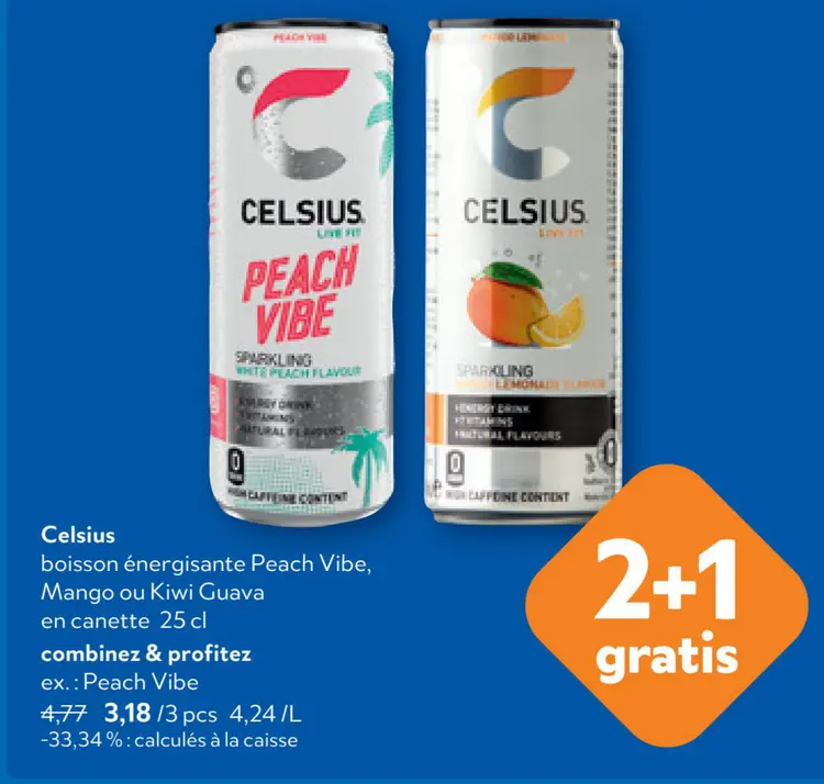 Offre: Celsius