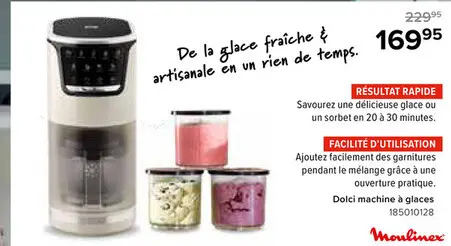 Offre: Dolci machine à glaces