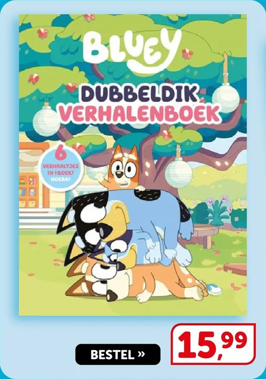 Aanbieding: Bluey Dubbeldik Verhalenboek
