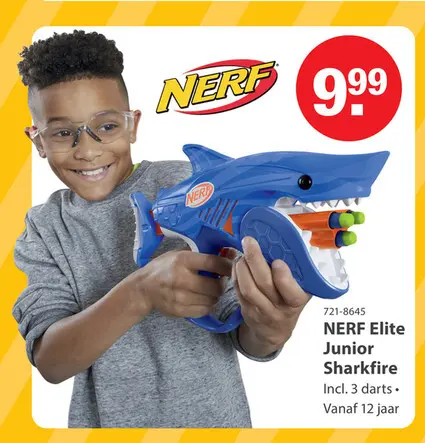 Aanbieding: Nerf Elite Junior Sharkfire