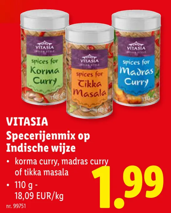 Promotie: Specerijenmix op Indische wijze