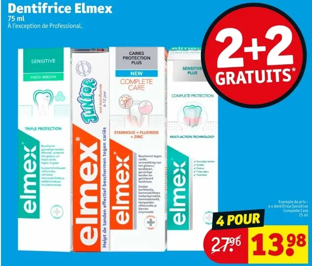 Offre: Dentifrice Elmex
