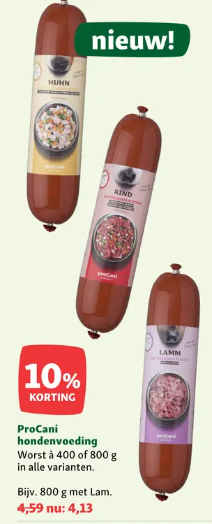 Aanbieding: hondenvoeding