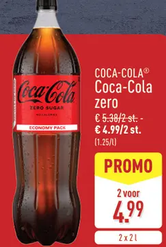 Aanbieding: Coca-Cola zero