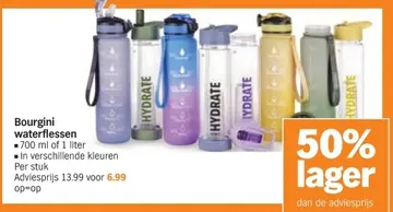 Aanbieding: Bourgini waterflessen