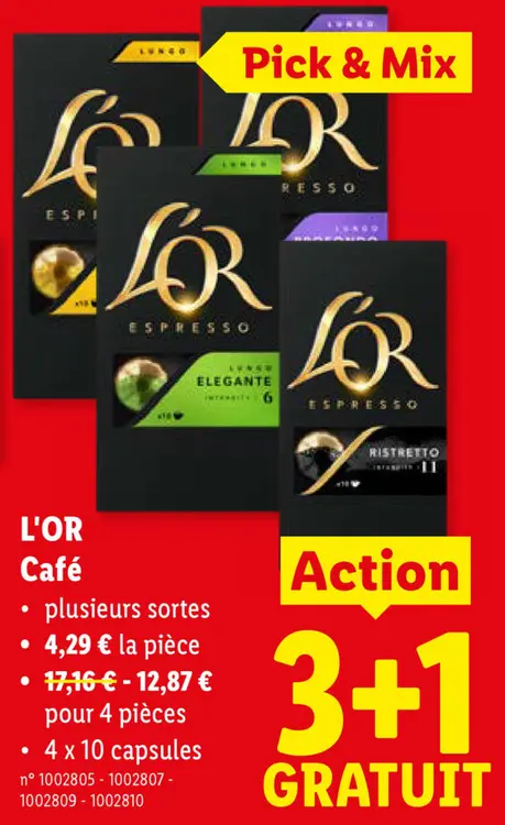 Offre: Café