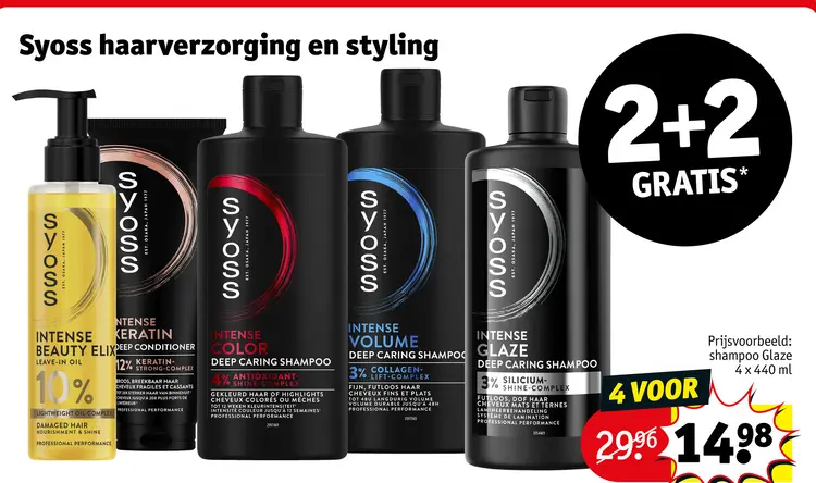 Aanbieding: Syoss haarverzorging en styling